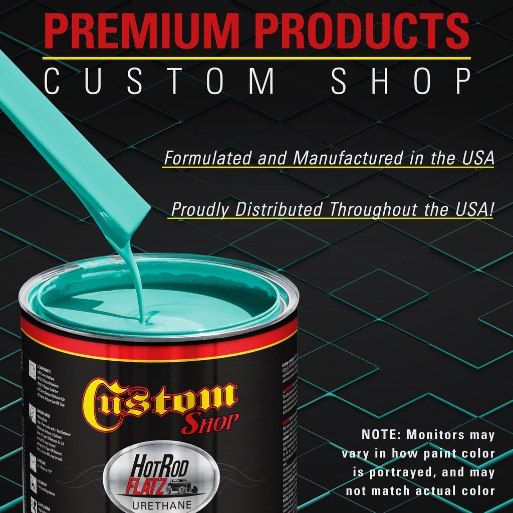 Tropical Turquoise - Hot Rod Flatz Flat Matte Satin Urethane Auto Paint - Complete Gallon Paint Kit