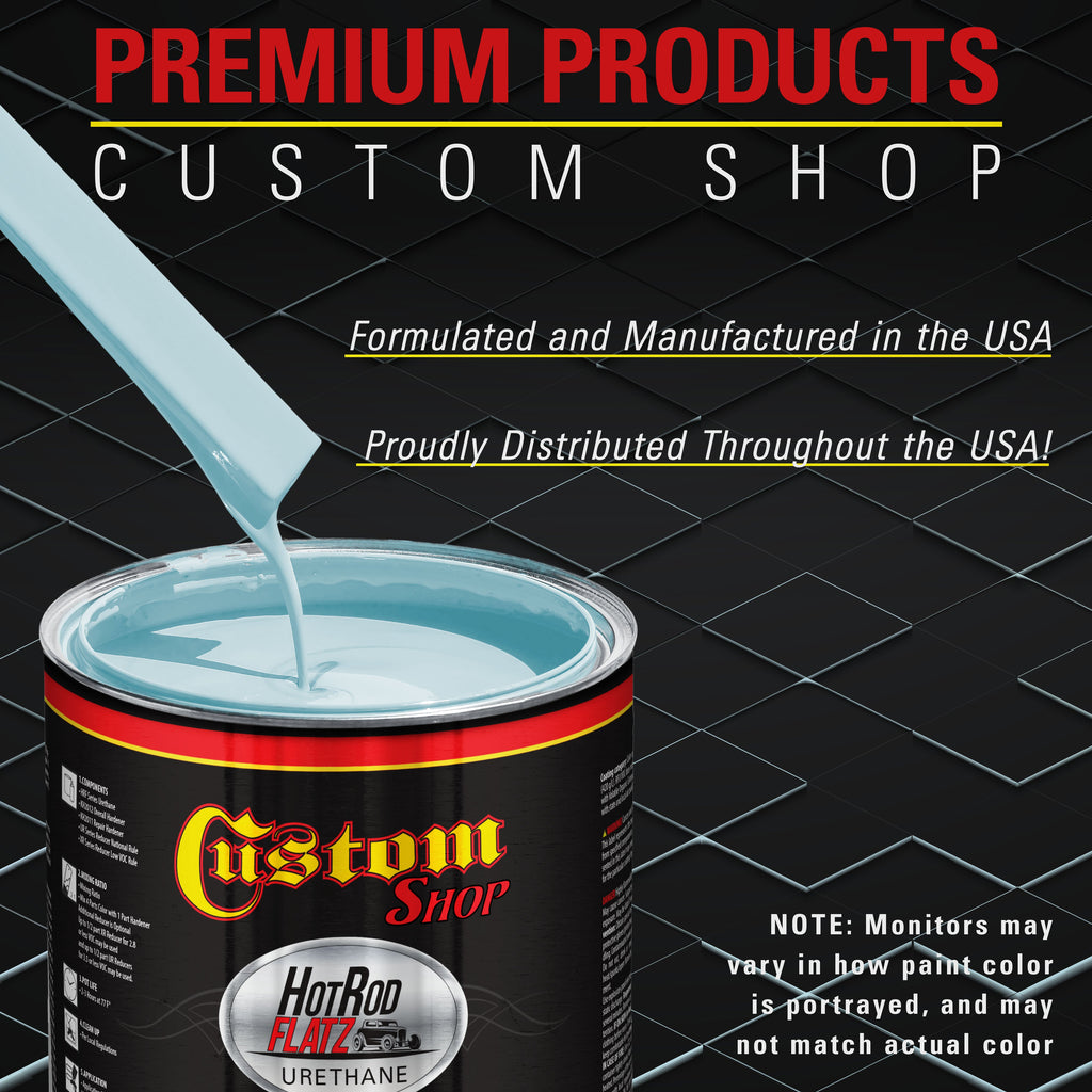 Powder Blue - Hot Rod Flatz Flat Matte Satin Urethane Auto Paint - Complete Gallon Paint Kit Coating
