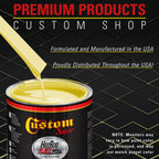 Cream Yellow - Hot Rod Flatz Flat Matte Satin Urethane Auto Paint - Complete Gallon Paint Kit Coating