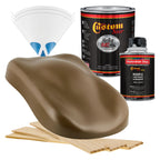 Camo Brown - Hot Rod Flatz Flat Matte Satin Urethane Auto Paint - Complete Quart Paint Kit Coating