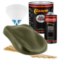 Olive Drab Green - Hot Rod Flatz Flat Matte Satin Urethane Auto Paint - Complete Gallon Paint Kit