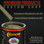 Olive Drab Green - Hot Rod Flatz Flat Matte Satin Urethane Auto Paint - Complete Gallon Paint Kit