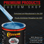 Sonic Blue Metallic - Hot Rod Flatz Flat Matte Satin Urethane Auto Paint - Complete Gallon Paint Kit
