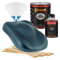 Slate Blue Metallic - Hot Rod Flatz Flat Matte Satin Urethane Auto Paint - Complete Quart Paint Kit