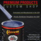 Astro Blue Metallic - Hot Rod Flatz Flat Matte Satin Urethane Auto Paint - Complete Quart Paint Kit