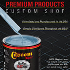 Ice Blue Metallic - Hot Rod Flatz Flat Matte Satin Urethane Auto Paint - Complete Quart Paint Kit