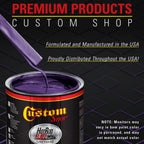 Plum Crazy Metallic - Hot Rod Flatz Flat Matte Satin Urethane Auto Paint - Complete Gallon Paint Kit