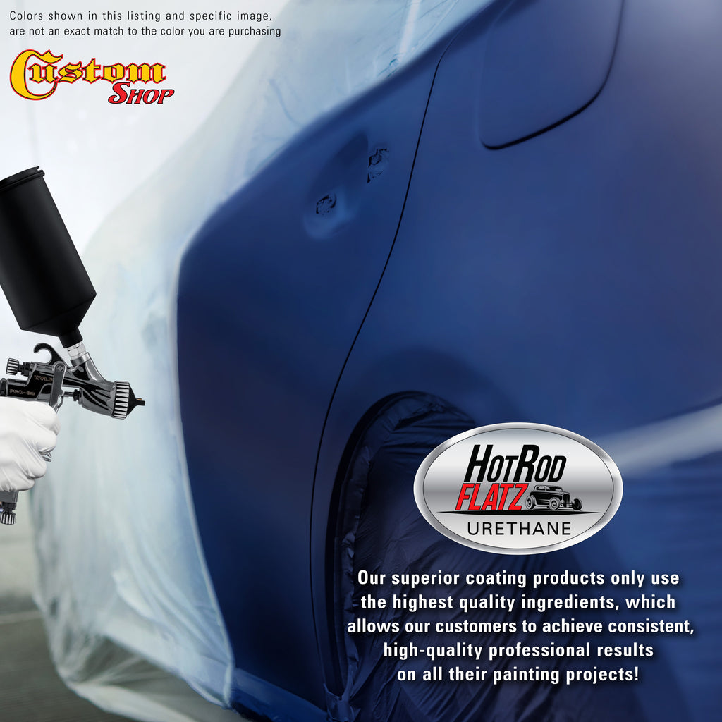 Sapphire Blue Metallic - Hot Rod Flatz Flat Matte Satin Urethane Auto Paint - Complete Gallon Paint Kit