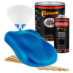 Cruise Night Blue Metallic - Hot Rod Flatz Flat Matte Satin Urethane Auto Paint - Complete Gallon Paint Kit