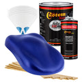 Daytona Blue Metallic - Hot Rod Flatz Flat Matte Satin Urethane Auto Paint - Complete Gallon Paint Kit