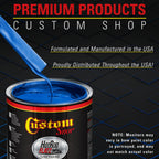 Burn Out Blue Metallic - Hot Rod Flatz Flat Matte Satin Urethane Auto Paint - Complete Gallon Paint Kit
