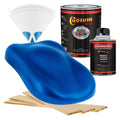 Burn Out Blue Metallic - Hot Rod Flatz Flat Matte Satin Urethane Auto Paint - Complete Quart Paint Kit