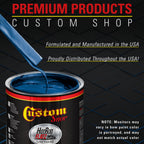 Fiji Blue Metallic - Hot Rod Flatz Flat Matte Satin Urethane Auto Paint - Complete Gallon Paint Kit