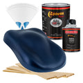 Moonlight Drive Blue Metallic - Hot Rod Flatz Flat Matte Satin Urethane Auto Paint - Complete Quart Paint Kit