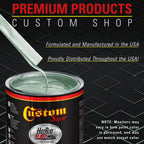 Silver Aqua Metallic - Hot Rod Flatz Flat Matte Satin Urethane Auto Paint - Complete Gallon Paint Kit