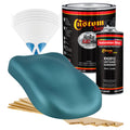 Gulfstream Aqua Metallic - Hot Rod Flatz Flat Matte Satin Urethane Auto Paint - Complete Gallon Paint Kit