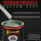 Sage Green Metallic - Hot Rod Flatz Flat Matte Satin Urethane Auto Paint - Complete Gallon Paint Kit