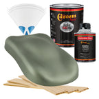 Fern Green Metallic - Hot Rod Flatz Flat Matte Satin Urethane Auto Paint - Complete Quart Paint Kit