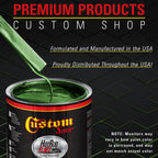 Gasser Green Metallic - Hot Rod Flatz Flat Matte Satin Urethane Auto Paint - Complete Gallon Paint Kit