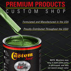 Synergy Green Metallic - Hot Rod Flatz Flat Matte Satin Urethane Auto Paint - Complete Gallon Paint Kit