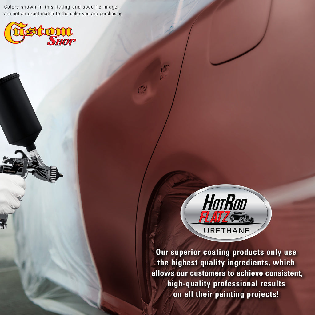 Firethorn Red Pearl - Hot Rod Flatz Flat Matte Satin Urethane Auto Paint - Complete Quart Paint Kit