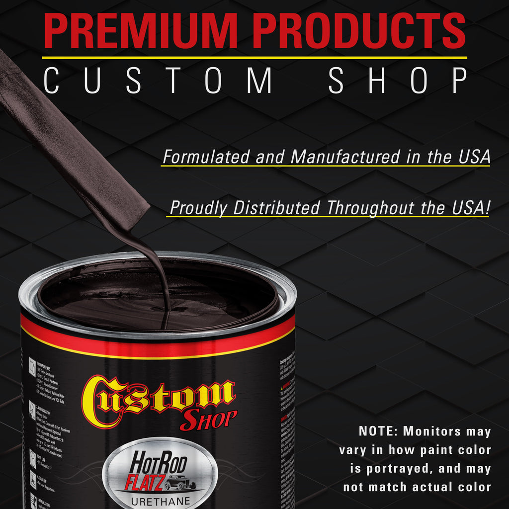 Black Cherry Pearl - Hot Rod Flatz Flat Matte Satin Urethane Auto Paint - Complete Gallon Paint Kit