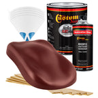 Candy Apple Red Metallic - Hot Rod Flatz Flat Matte Satin Urethane Auto Paint - Complete Gallon Paint Kit