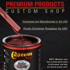 Candy Apple Red Metallic - Hot Rod Flatz Flat Matte Satin Urethane Auto Paint - Complete Gallon Paint Kit