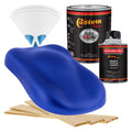 Daytona Blue Pearl - Hot Rod Flatz Flat Matte Satin Urethane Auto Paint - Complete Quart Paint Kit