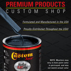 Midnight Blue Pearl - Hot Rod Flatz Flat Matte Satin Urethane Auto Paint - Complete Quart Paint Kit