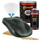 Midnight Green Pearl - Hot Rod Flatz Flat Matte Satin Urethane Auto Paint - Complete Gallon Paint Kit