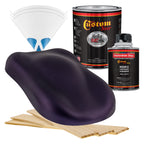 Midnight Purple Pearl - Hot Rod Flatz Flat Matte Satin Urethane Auto Paint - Complete Quart Paint Kit