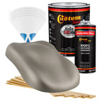 Gunsmoke Metallic - Hot Rod Flatz Flat Matte Satin Urethane Auto Paint - Complete Gallon Paint Kit