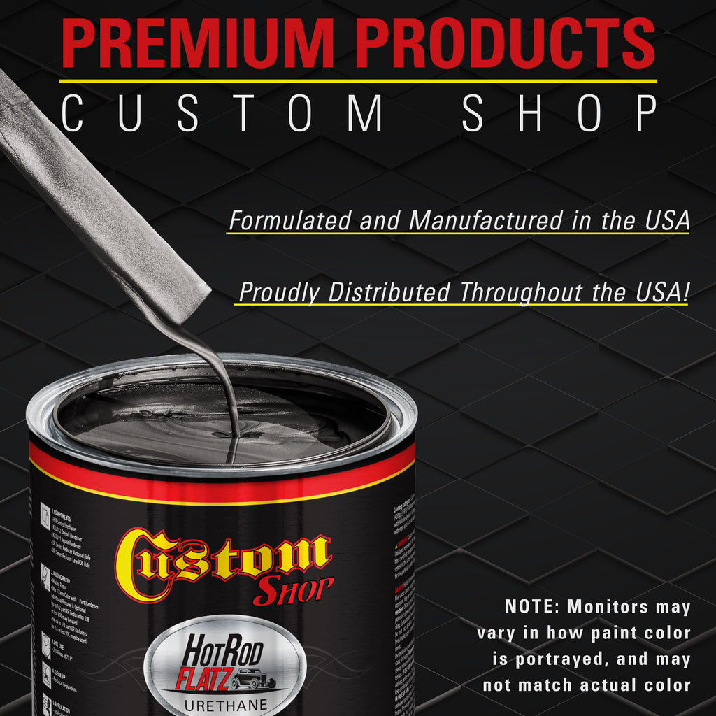 Twilight Black Metallic - Hot Rod Flatz Flat Matte Satin Urethane Auto Paint - Complete Gallon Paint Kit