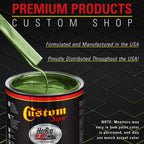 Firemist Lime - Hot Rod Flatz Flat Matte Satin Urethane Auto Paint - Complete Quart Paint Kit Coating