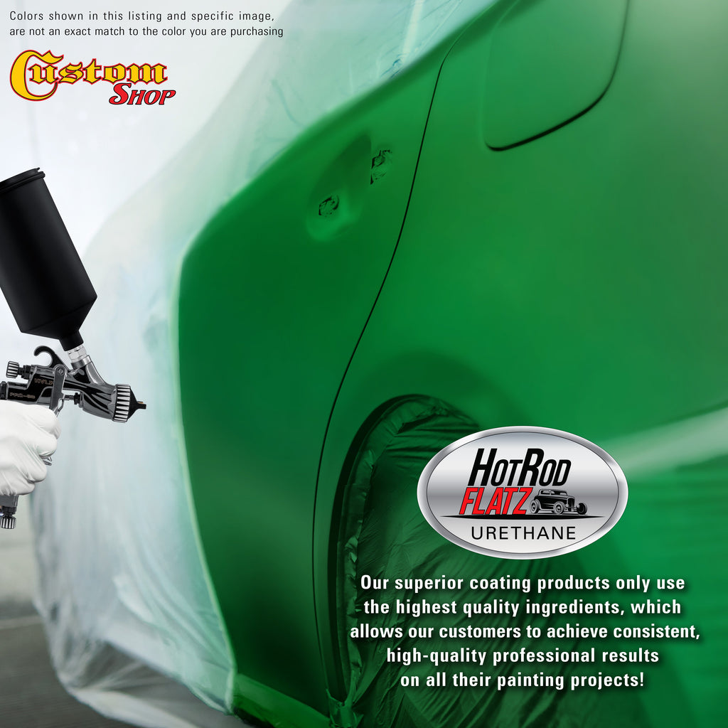 Firemist Lime - Hot Rod Flatz Flat Matte Satin Urethane Auto Paint - Complete Gallon Paint Kit