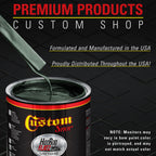 Fathom Green Firemist - Hot Rod Flatz Flat Matte Satin Urethane Auto Paint - Complete Quart Paint Kit