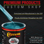 Aquamarine Firemist - Hot Rod Flatz Flat Matte Satin Urethane Auto Paint - Complete Gallon Paint Kit