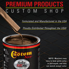 Saddle Brown Firemist - Hot Rod Flatz Flat Matte Satin Urethane Auto Paint - Complete Quart Paint Kit