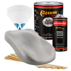 Brilliant Silver Firemist - Hot Rod Flatz Flat Matte Satin Urethane Auto Paint - Complete Gallon Paint Kit