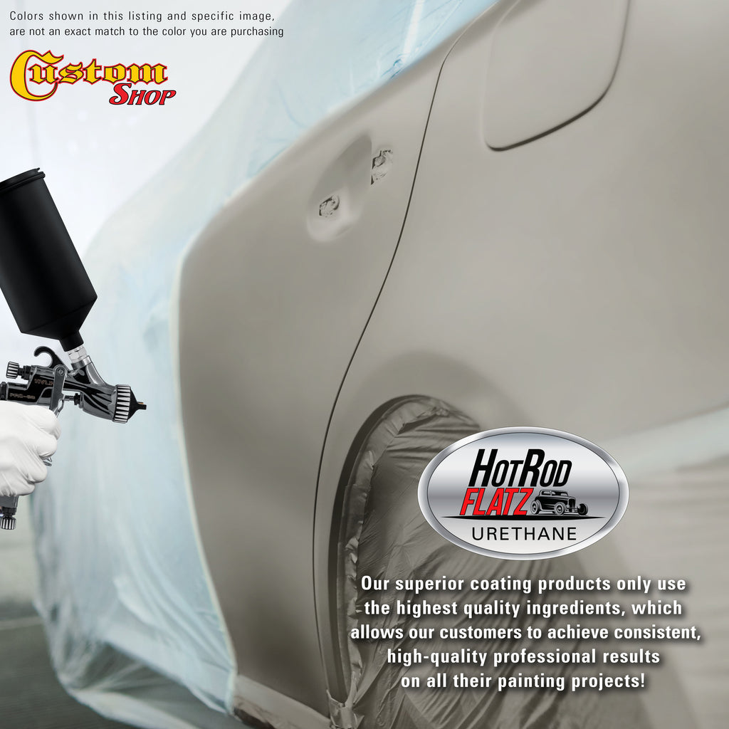 Firemist Pewter Silver - Hot Rod Flatz Flat Matte Satin Urethane Auto Paint - Complete Gallon Paint Kit