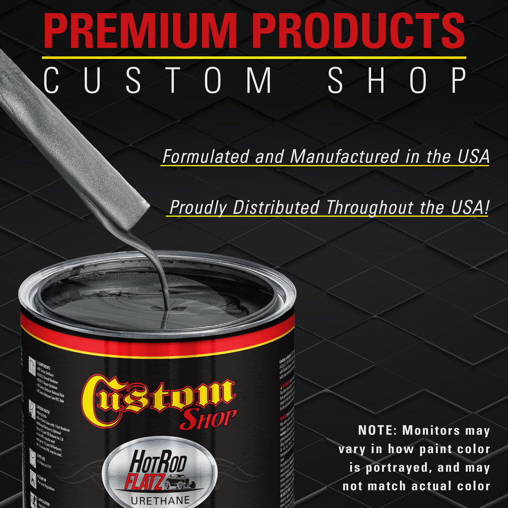 Charcoal Gray Firemist - Hot Rod Flatz Flat Matte Satin Urethane Auto Paint - Complete Gallon Paint Kit
