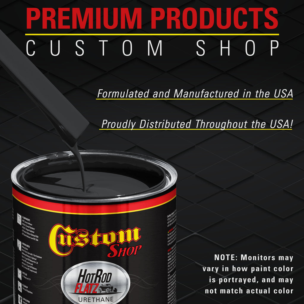 Black Diamond Firemist - Hot Rod Flatz Flat Matte Satin Urethane Auto Paint - Complete Quart Paint Kit