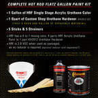 Saturn Gold Firemist - Hot Rod Flatz Flat Matte Satin Urethane Auto Paint - Complete Gallon Paint Kit
