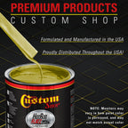 Saturn Gold Firemist - Hot Rod Flatz Flat Matte Satin Urethane Auto Paint - Complete Quart Paint Kit