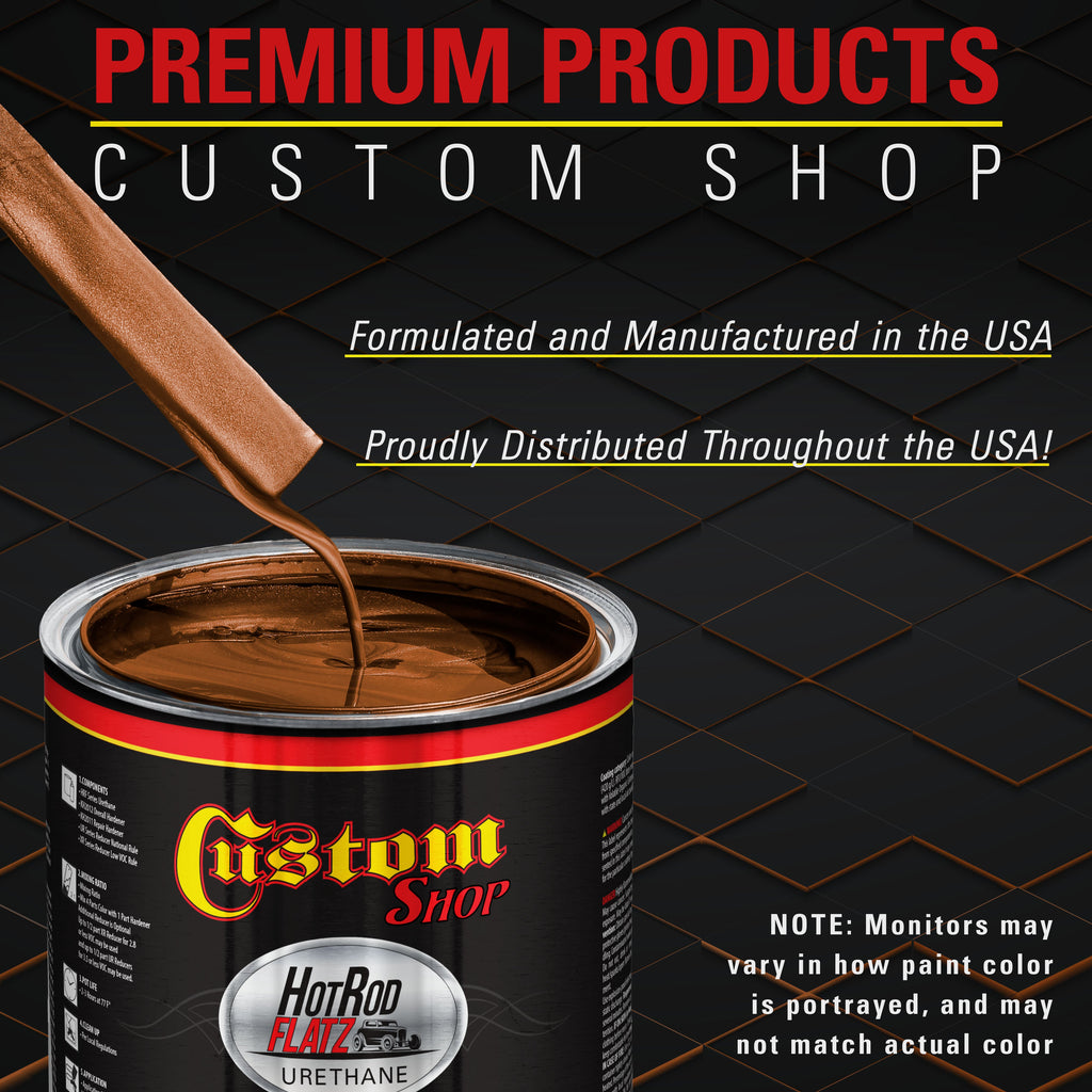 Firemist Orange - Hot Rod Flatz Flat Matte Satin Urethane Auto Paint - Complete Gallon Paint Kit