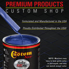 Cobalt Blue Firemist - Hot Rod Flatz Flat Matte Satin Urethane Auto Paint - Complete Gallon Paint Kit