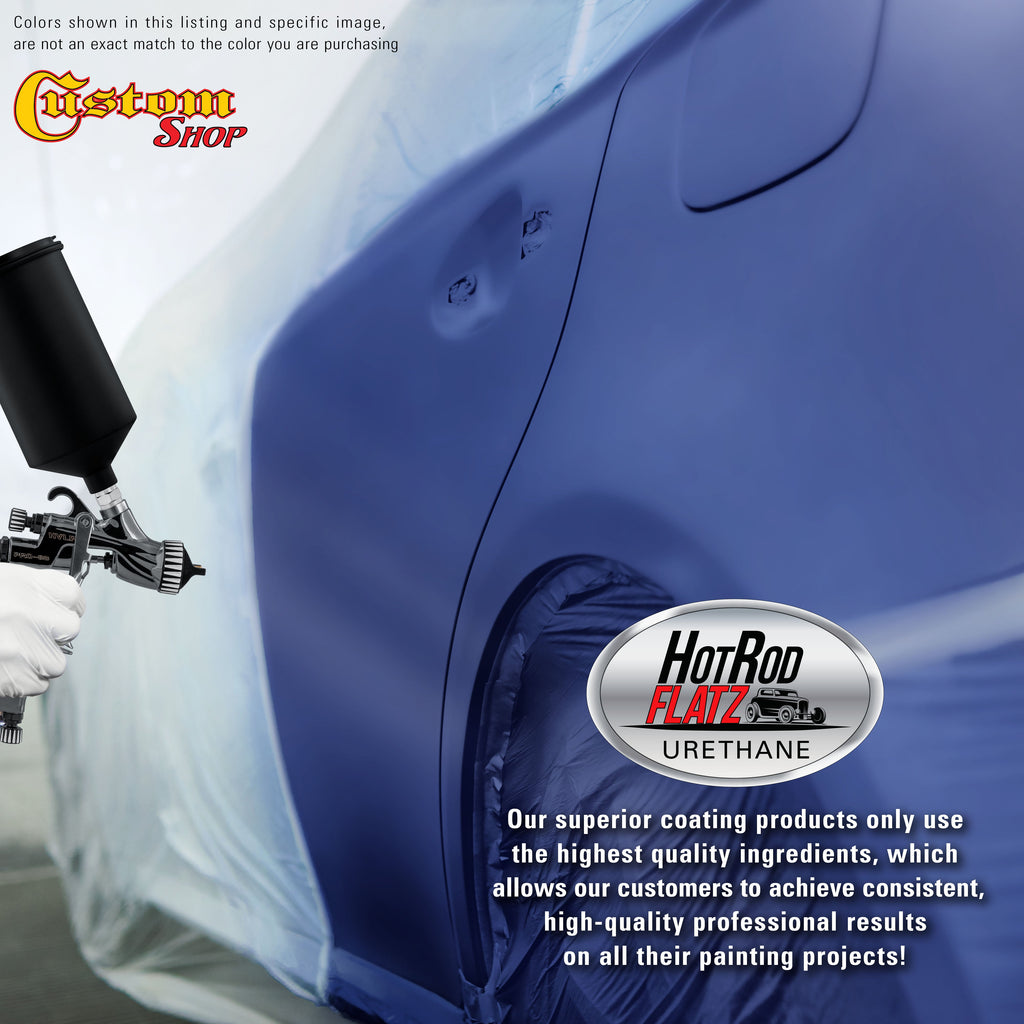 Cobalt Blue Firemist - Hot Rod Flatz Flat Matte Satin Urethane Auto Paint - Complete Gallon Paint Kit