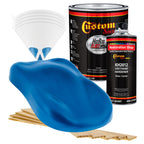 True Blue Firemist - Hot Rod Flatz Flat Matte Satin Urethane Auto Paint - Complete Gallon Paint Kit