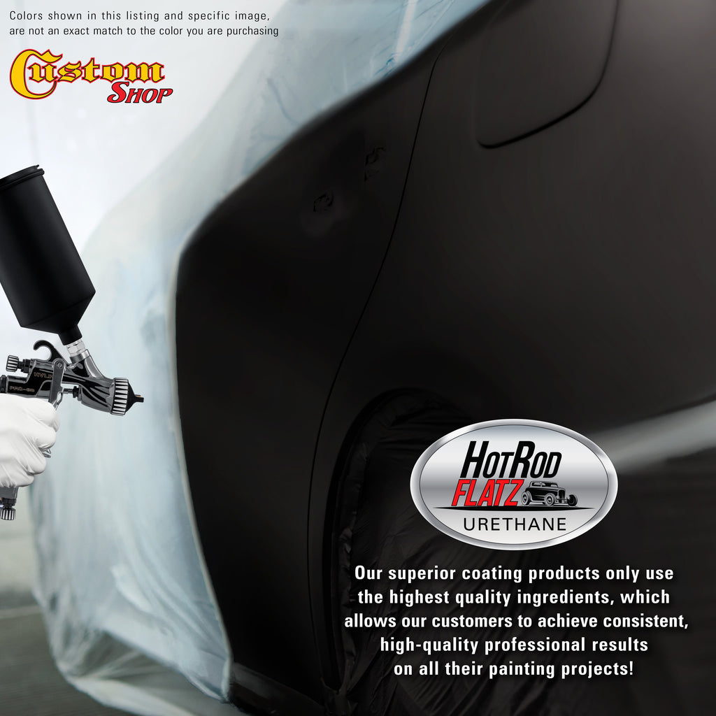 Muscle Car Texture Black - Hot Rod Flatz Flat Matte Satin Urethane Auto Paint - Complete Quart Paint Kit